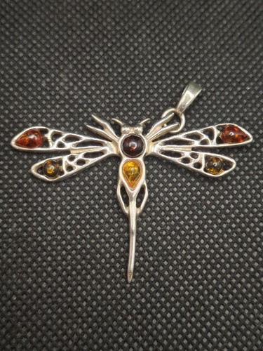 Ancien pendentif libellule - pendentif, en
