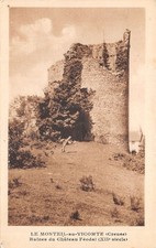 23-LE MONTEIL AU VICOMTE-RUINES DU CHATEAU-N T6020-B/0151