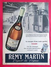 Publicité de presse: Boisson Alcoolisée Cognac REMY MARTIN Fine Champagne 1956
