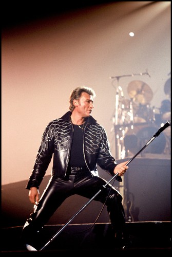 Photo johnny hallyday rock - hallyday,
