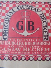 GUSTAV BECKER GERMAN REGULATOR