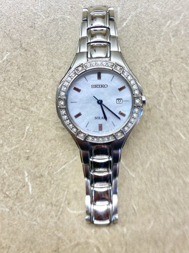 Seiko silver tone mother - tone,