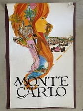Affiche originale Monaco  100