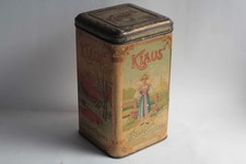 Boîte Klaus Bonbons Russes tôle lithographiée (63234)