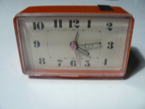 Ancien reveil orange marque - ancien,