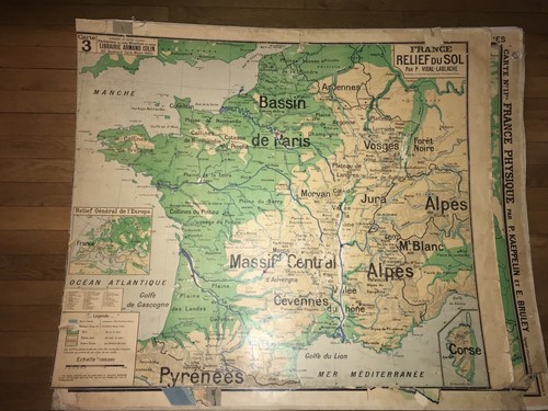 Carte scolaire vidal - carte,