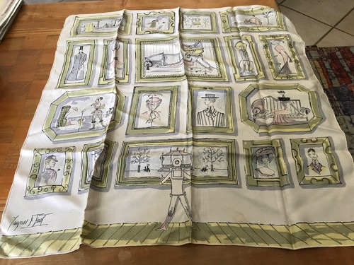 Foulard soie jacques fath - jacques,