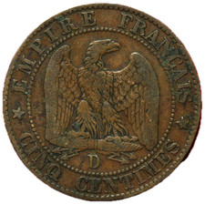 #17084 - 5 centimes 1855 D