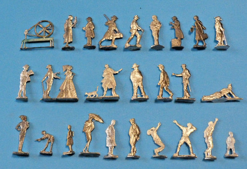 Plats étain zinnfiguren - d'étain,
