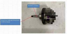 1pc 50.0mm 3 Jaw Self Centring