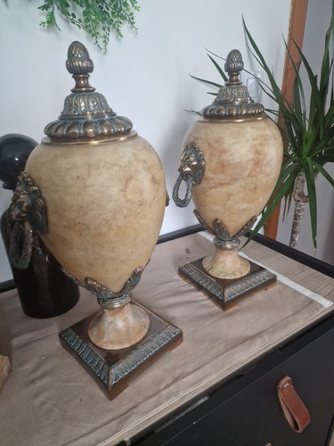 Superbe vase amphore - , en