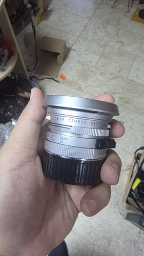 Leica 12504 hood - hood, silver