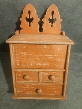 Ancienne Boite à Sel en Bois