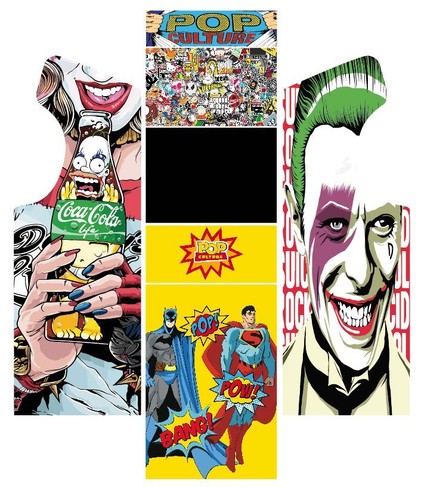 Stickers borne arcade mame ou - borne,