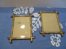 lot de 2 cadres en laiton de