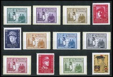 12 vignettes France 2024 - 80 ans LIBÉRATION ALSACE 1944/45 Leclerc, de Gaulle, 