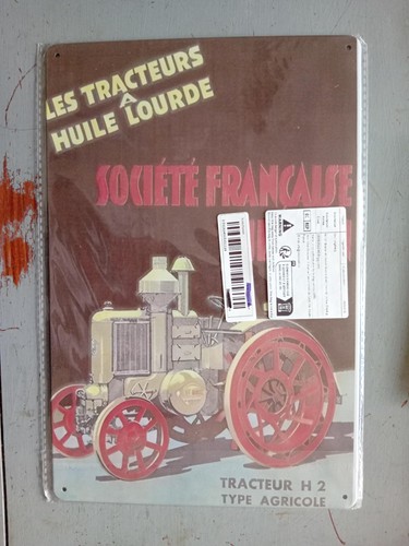 Plaque métal décorative - métal, 30