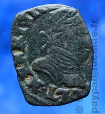 HENRI III DOUBLE TOURNOIS 1588 BAYONNE CGKL R4 MONNAIE ROYALE FRANCAISE FRANCE