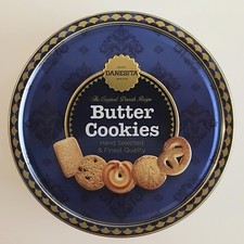 Boite métallique vide gateaux