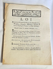 LOUIS XVI - Serment diplomates