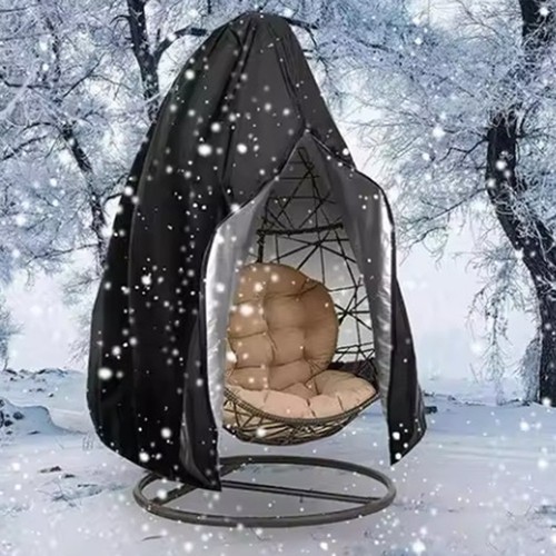 Housse chaise oeuf - de, noir