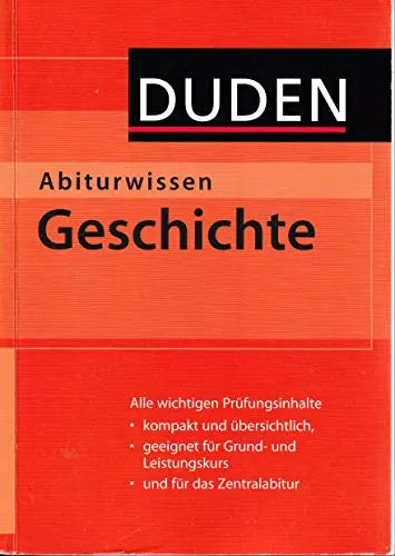 Duden abiturwissen geschichte - abiturwissen,
