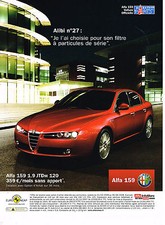 PUBLICITE ADVERTISING 114  2008  ALFA ROMEO  159 1.9 JTDM 120