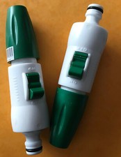 Lot de 2 Lances Jet d'Arrosage,Réglable Multi-Jets,Enclenchement Rapide Standard