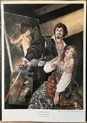 Manara tirage imprimé signé - manara,