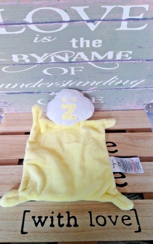 Doudou plat nuage - , jaune
