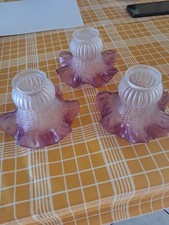 3 ancien abat-jour en verre