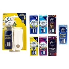 Glade Touch&fresh Dufthalter + 12 Recharge Pour Bain & Wc, (12x 10ml)