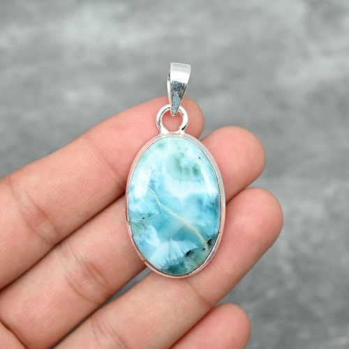 Larimar gemstone 925 sterling - larimar,