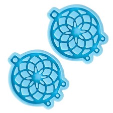 2pcs Dream Catcher Moules Vents Chimes Moules Porte-clés Pendentif Moulds Cadeau