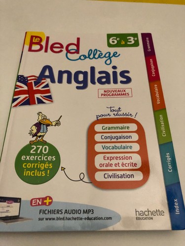 Bled college anglais et - bled, 6°