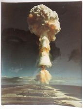 Mururoa Opération Licorne Juillet 1970 Essai Nucléaire Bombe Photo Kodak Bomb