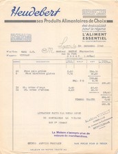 Facture  1940  HEUDEBERT A