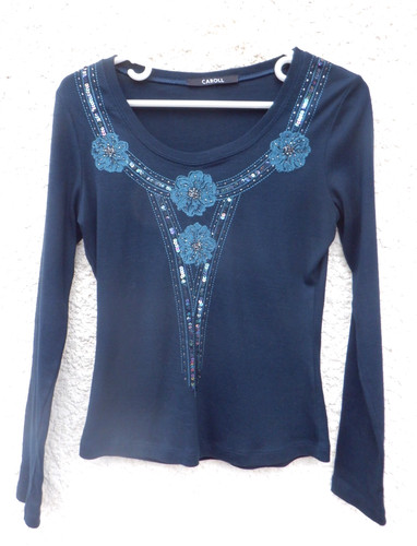 Haut femme caroll paillettes - caroll,