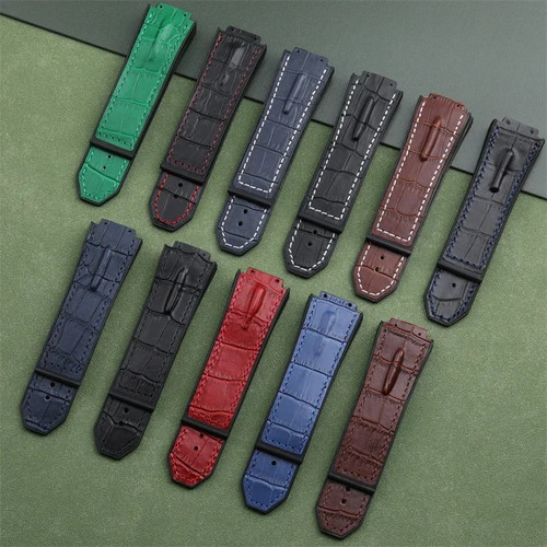 19mm leather watch - watch, band
