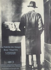 René MAGRITTE - Poster Affiche exhibition La Fidélité des images ARC 2 1976