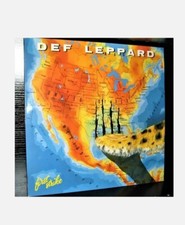 DEF LEPPARD First Strike Metal Rock Belgian LP 1985 7 Track Glad I'm Alive