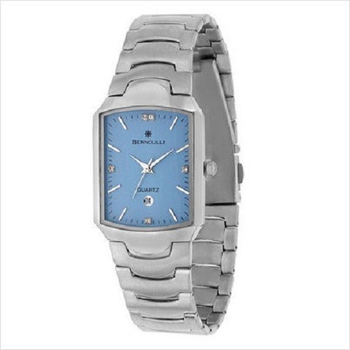 Blue dial stainless - stainless, steel