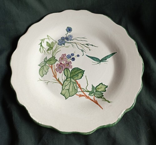 Assiette motif floral - floral, et