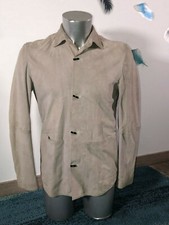 veste boutonnée daim suède