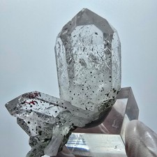 Quartz arlequin Enhydro avec