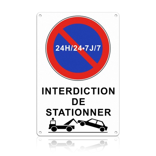 20cm panneau interdiction - panneau,