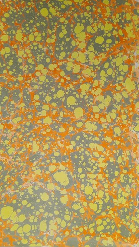 Papier marbré cuve - papier,