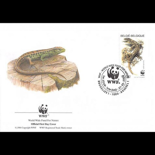 Fdc wwf belgique - fdc, (2896)