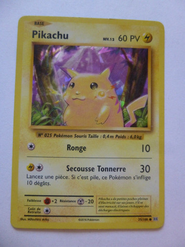 Carte pokemon pikachu 108 - pokemon,