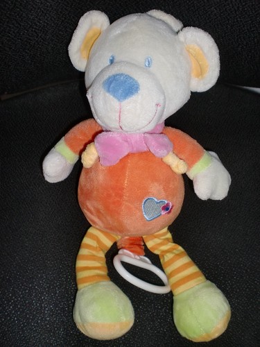Doudou peluche musical ours - peluche,